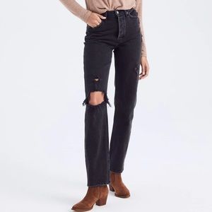 Abercrombie High Rise Dad Jeans